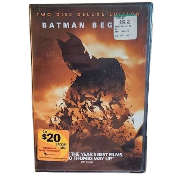 Batman Begins 2 Disc Deluxe Edition DVD (2005) New Sealed - Picture 1 of 5